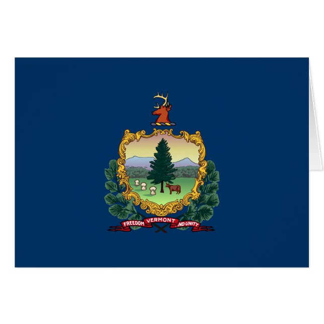 Bandera del Estado de Vermont (Anverso (Horizontal))