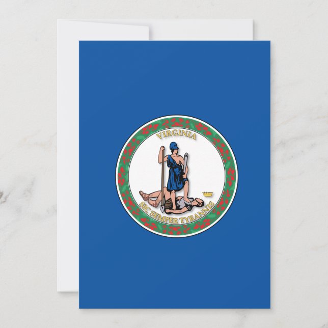 Bandera del Estado de Virginia (Anverso)