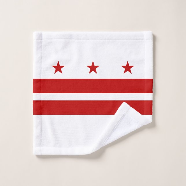 Bandera del estado de Washington DC (Toallita)