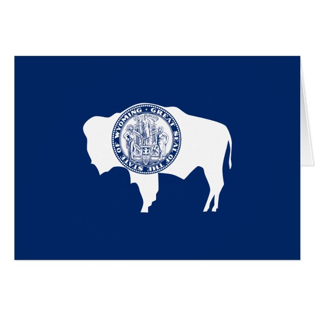 Bandera del estado de Wyoming (Anverso (Horizontal))