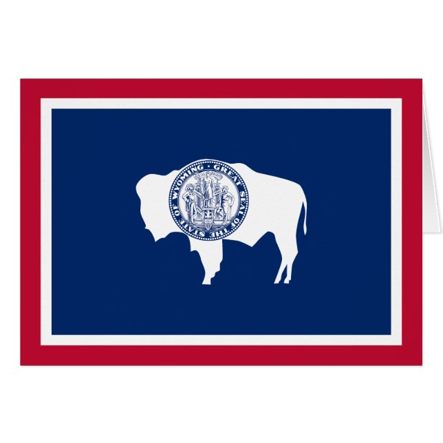 Bandera del estado de Wyoming (Anverso (Horizontal))