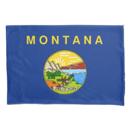Bandera del Estado del Funda Montana Pillow