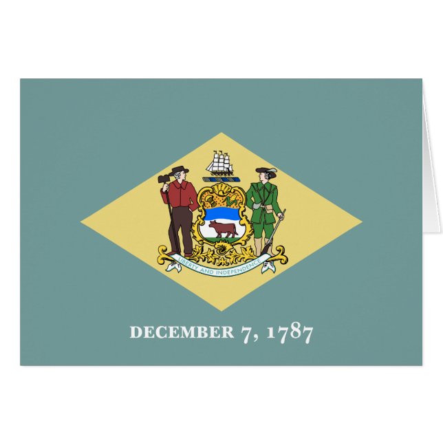 Bandera del estado Delaware (Anverso (Horizontal))