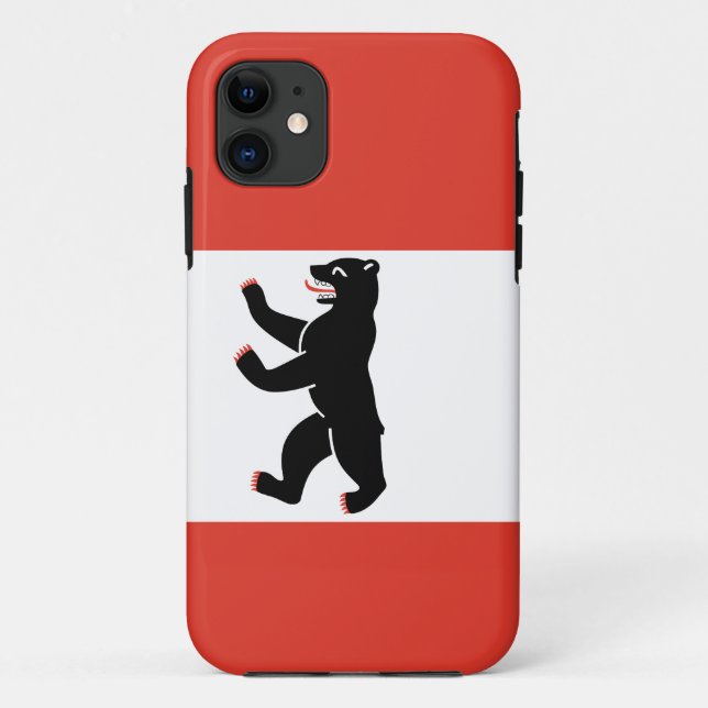 Bandera del estuche para iPhone de Berlin Funda Ma (Reverso)