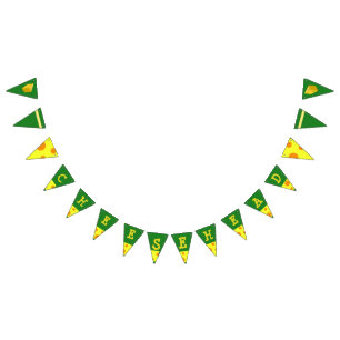 Bandera del fiesta de Wisconsin Cheesehead