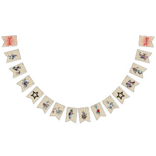 Bandera del fiesta del circo del vintage