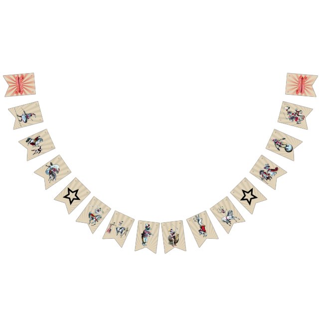 Bandera del fiesta del circo del vintage (Todo)