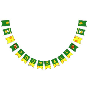 Bandera del fiesta del fútbol de Wisconsin