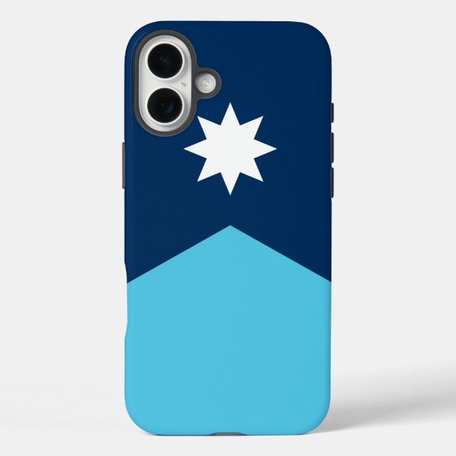 Bandera del Funda Mate Minnesota Apple iPhone 16 P (Reverso )