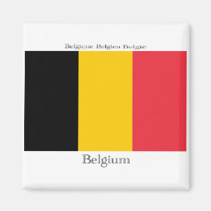 Bandera del imán de Bélgica