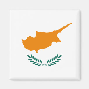 Bandera del imán de Chipre