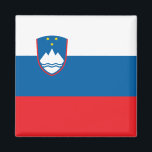 Bandera del imán de Eslovenia<br><div class="desc">Bandera del imán de Eslovenia</div>