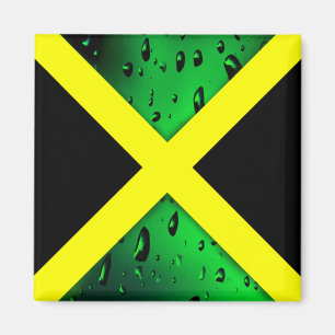 Bandera del imán de Jamaica