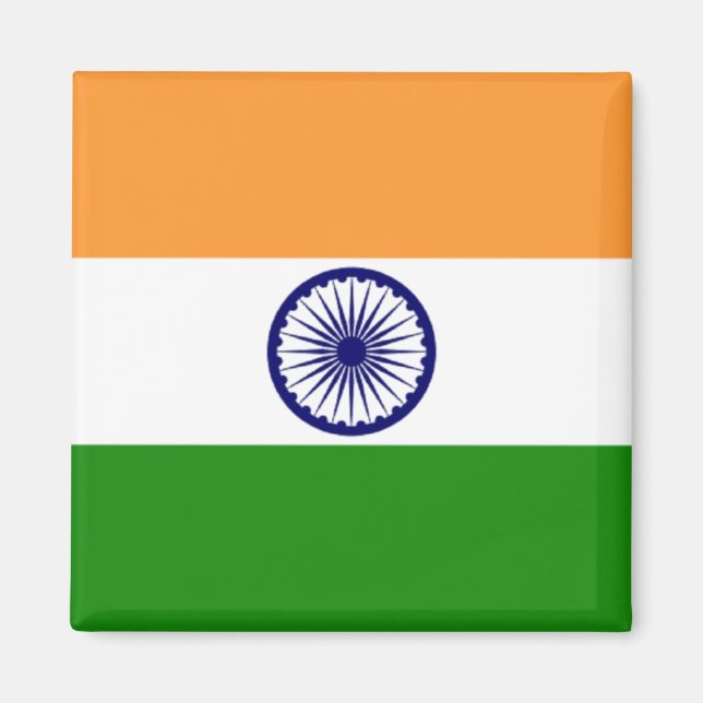 Bandera del imán de la India (Frente)