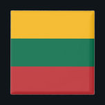 Bandera del imán de Lituania<br><div class="desc">Bandera del imán de Lituania</div>
