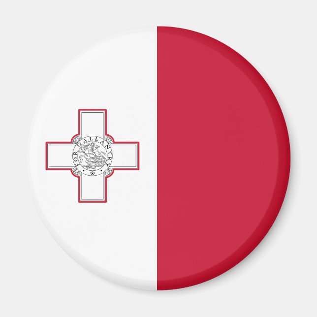 Bandera del imán de Malta (Frente)
