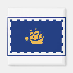 Bandera del imán de Quebec