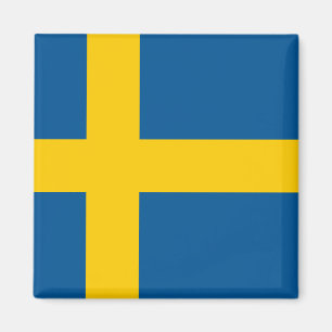 Bandera del imán de Suecia