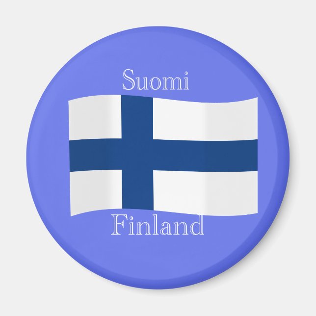 Bandera del imán finlandés (Frente)