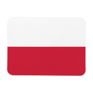 Bandera del imán flexible premium de Polonia