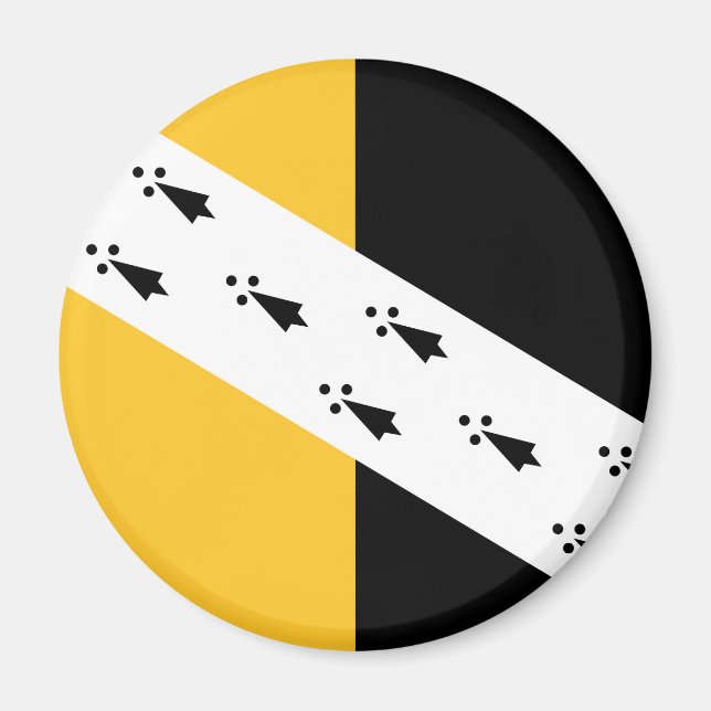 Bandera del imán Norfolk (Frente)