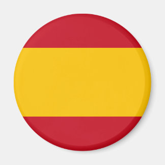 Bandera del imán redondo de España