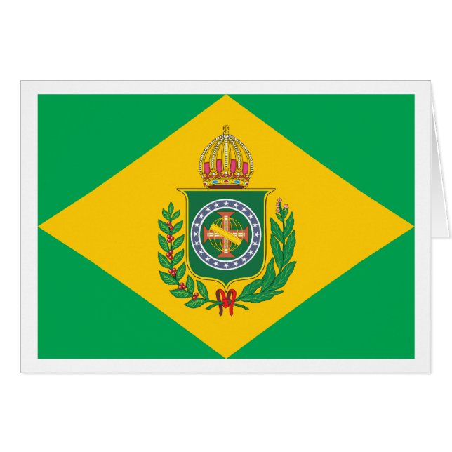 Bandera del imperio del Brasil (Anverso (Horizontal))