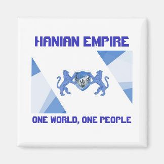 Bandera del Imperio Haniano Un mundo Un imán popul