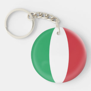Bandera del italiano de Italia del llavero