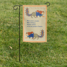 Bandera del Jardín de Luttrell Psalter "Squirrel"