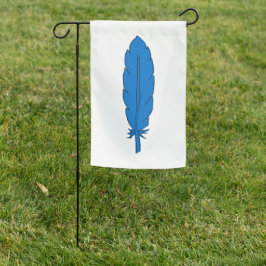 Bandera del jardín de plumas azules de SCA Clan