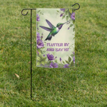 Bandera del Jardín del Colibrí