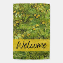 Bandera del Jardín Van Gogh Dandelions