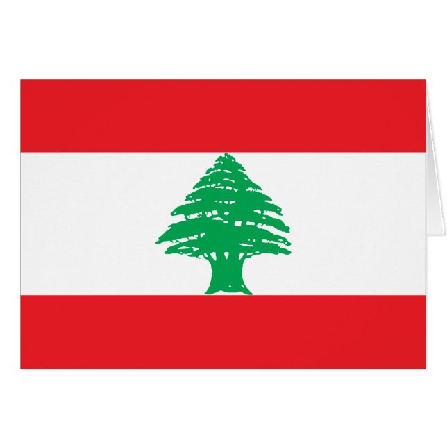 Bandera del Líbano (Anverso (Horizontal))