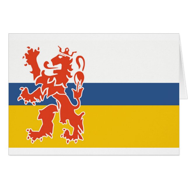 Bandera del Limburgo neerlandés (Anverso (Horizontal))