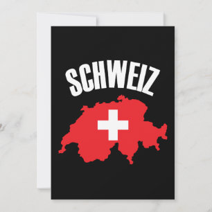 Bandera del mapa de Suiza de Schweiz