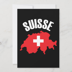 Bandera del mapa de Suiza de Suisse