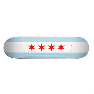 Bandera del monopatín de Chicago