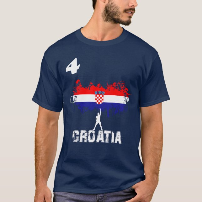 Bandera del mundial 2018 del jersey de fútbol de (Anverso)