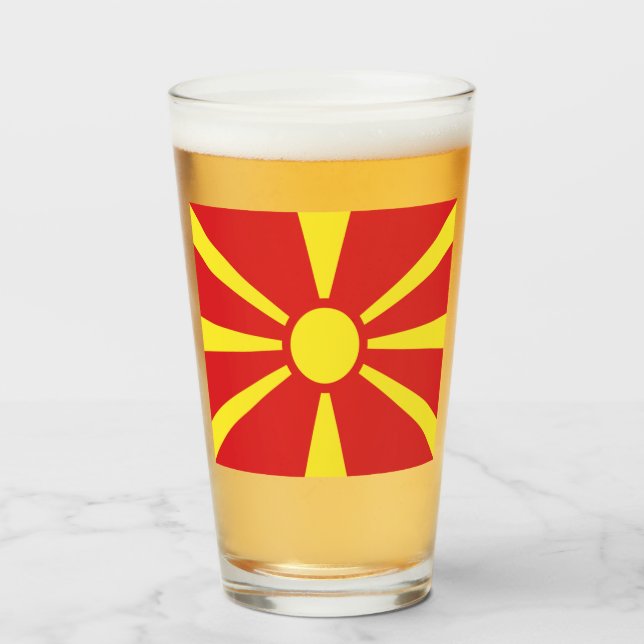 Bandera del Norte de Macedonia (Anverso (lleno))