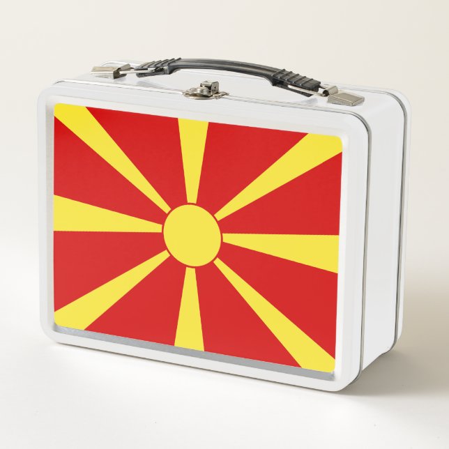 Bandera del Norte de Macedonia (Anverso)