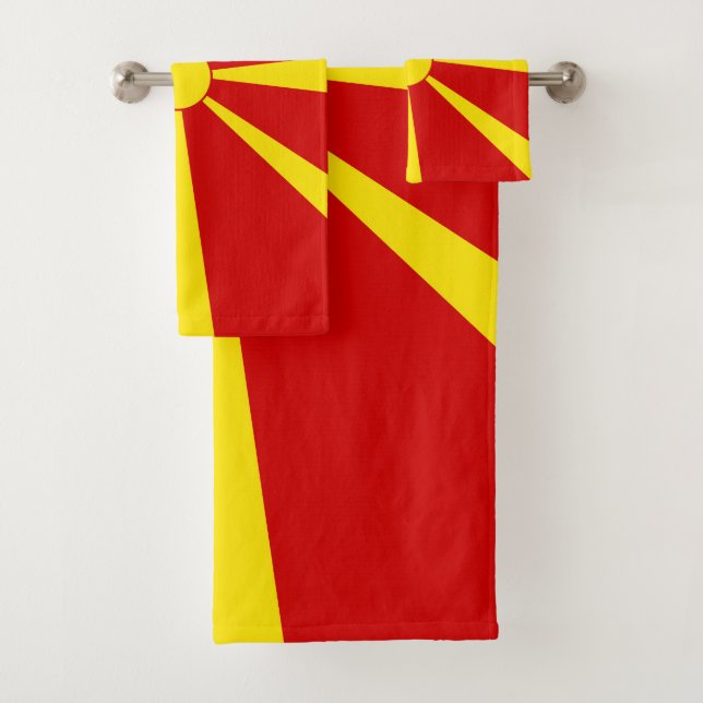 Bandera del Norte de Macedonia (In situ)