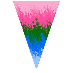 Bandera del Orgullo Abstracto Trippy Omniromántico