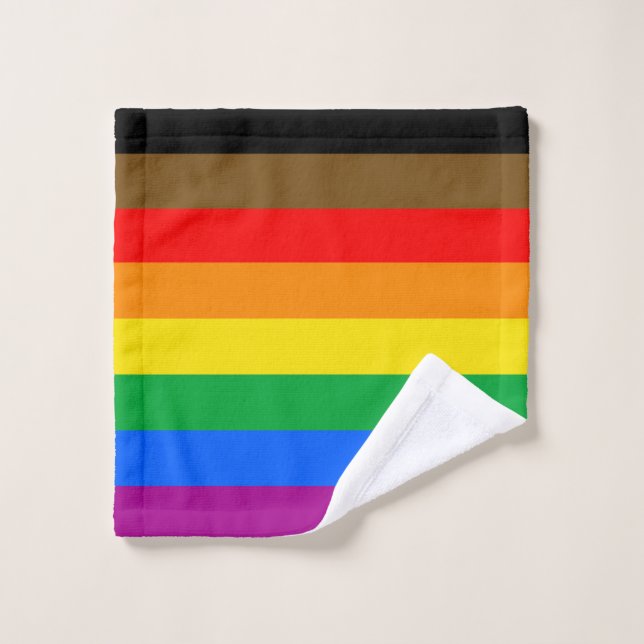 Bandera del Orgullo Arcoíris de Filadelfia (Toallita)