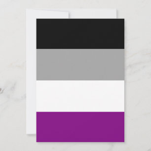 Bandera del orgullo asexual LGBTQ