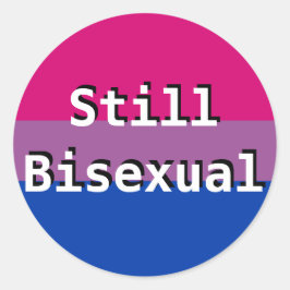 Bandera del Orgullo Bi+ aún Pegatinas bisexuales