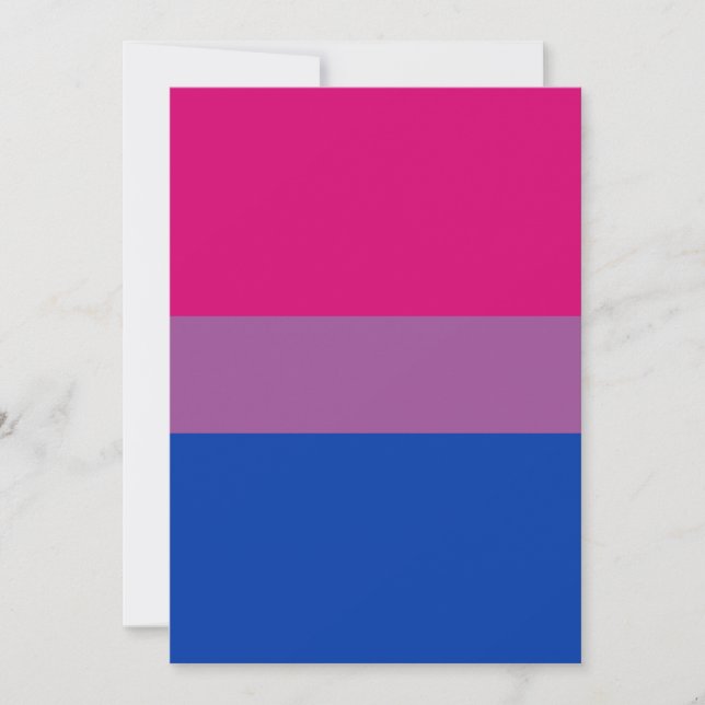 Bandera del Orgullo Bisexual (Anverso)