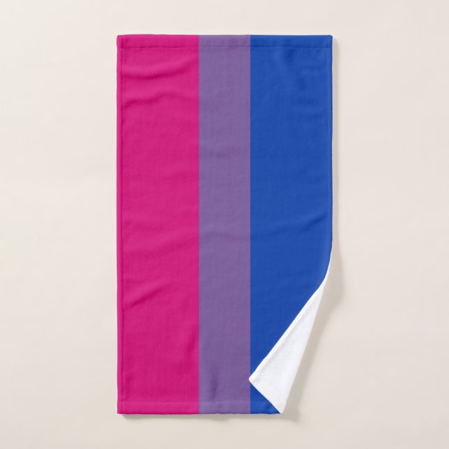 Bandera del Orgullo Bisexual (Toalla de mano)