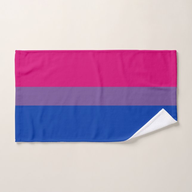 Bandera del Orgullo Bisexual (Toalla de mano)