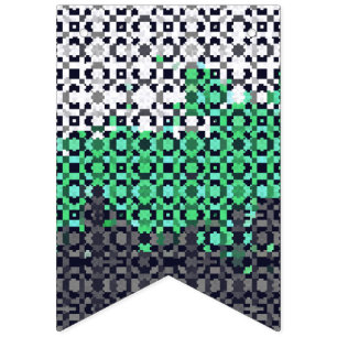 Bandera del Orgullo de Neutrois Trippy Pixelated